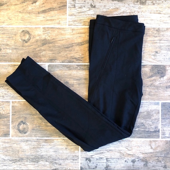Vince Pants - Vince | Solid Black Tapered Tailored Pants. 10